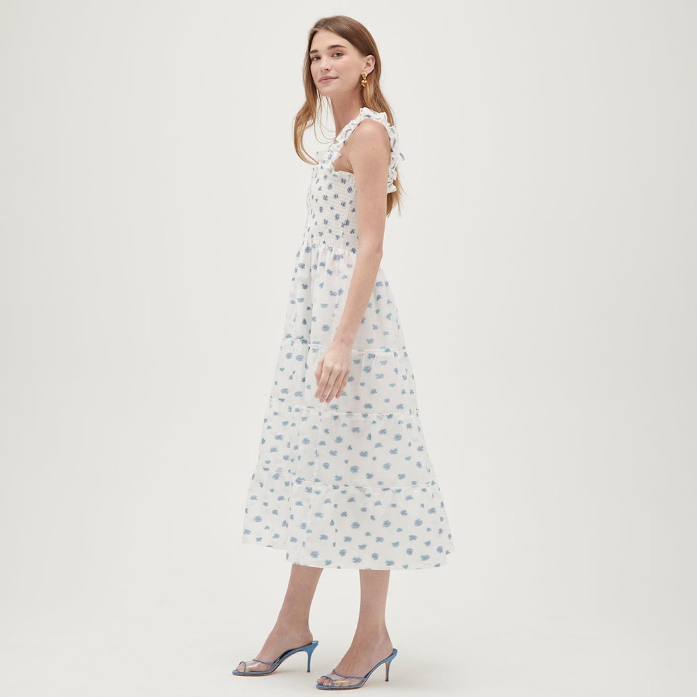 NWT Collectors Edition Organza Ellie Nap Dress Spearmint/Lilac Floral Jacquard